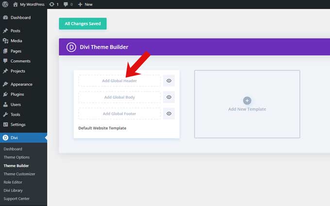 Add Global Header