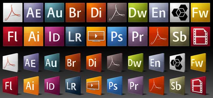 Adobe cs3 icons