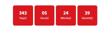 Advanced styling countdown timer module