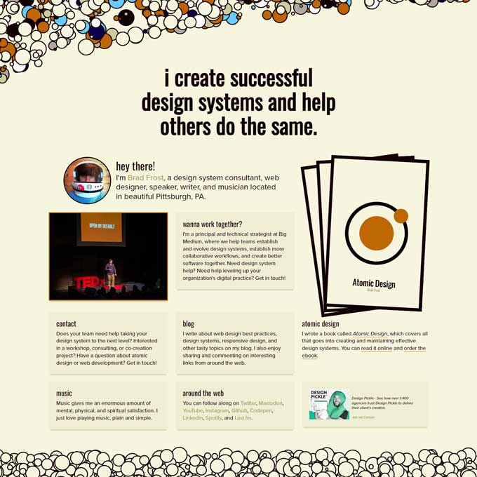 Brad Frost website
