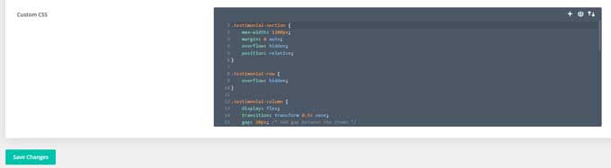 CSS code