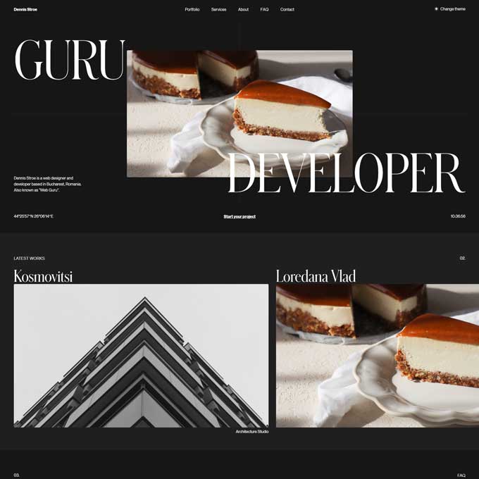 Dennis Stroe website