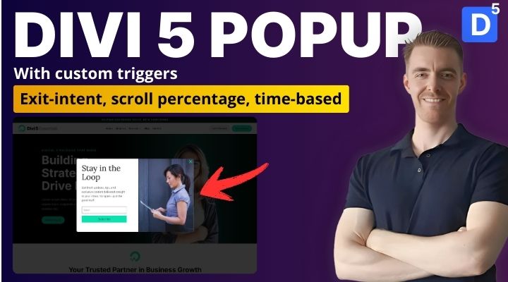 Divi 5 popup in canvases