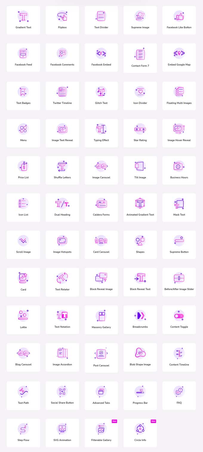 Divi Supreme Modules