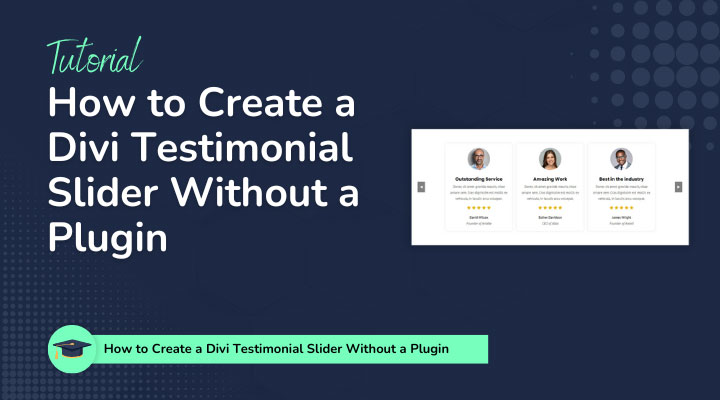 Divi testimonial slider