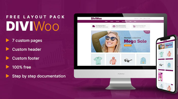 Divi-WooCommerce-layout-pack DiviWoo layout pack