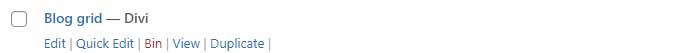 Duplicate option