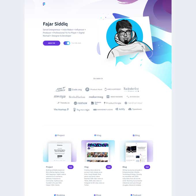 Fayar Siddiq website