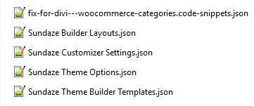 files inside layout pack