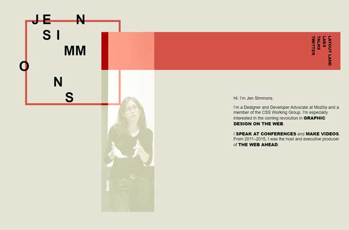 Jen Simmons website
