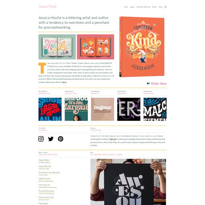 Jessica Hische website