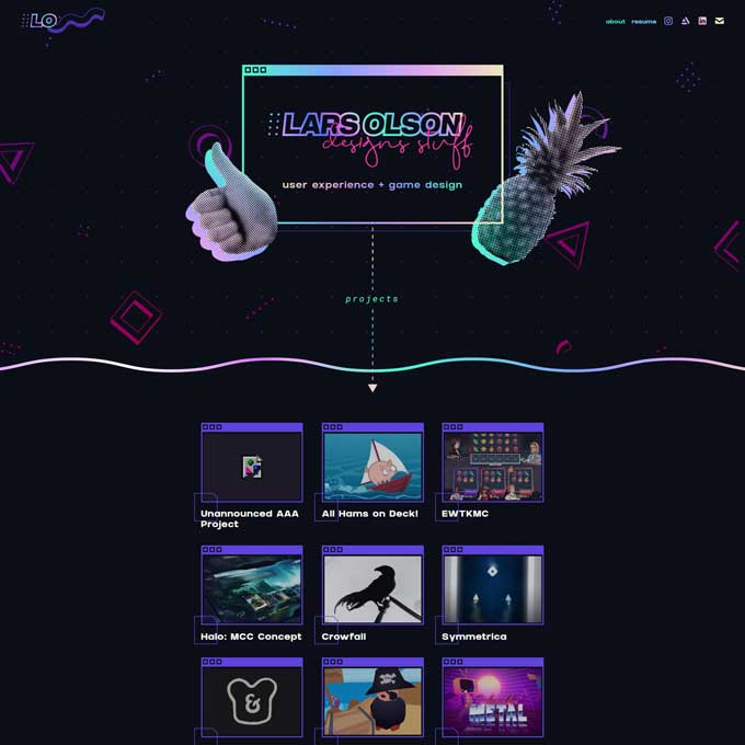 Lars Olson website