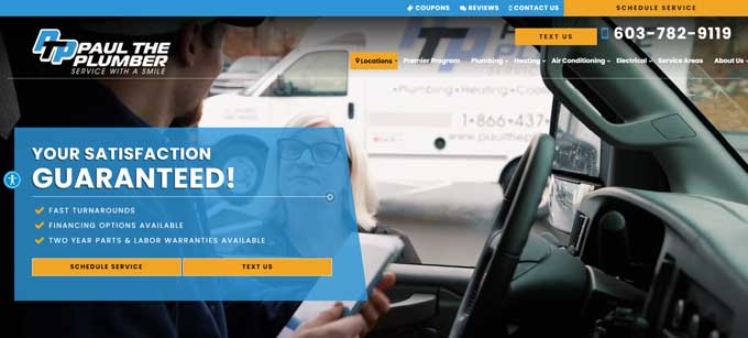 Paul the Plumber website