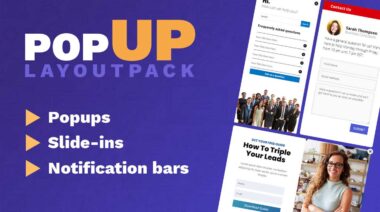 Popup Layout Pack