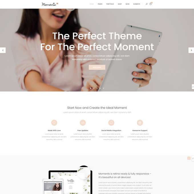 Moments - Wedding & Event Theme