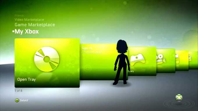 xbox 360 dashboard 2008